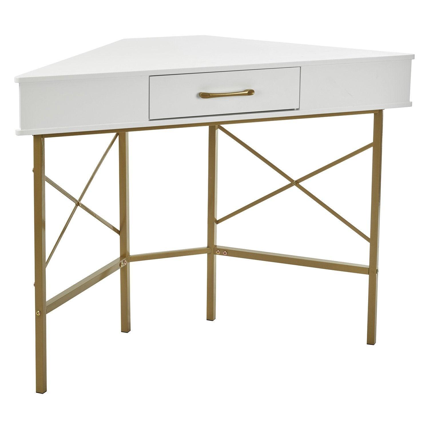 Marie corner desk - white - Laura James