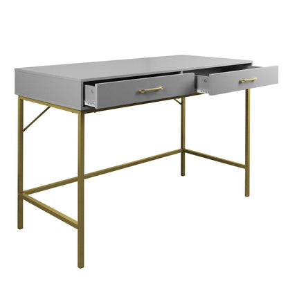 Marie dressing table and stool - grey - Laura James