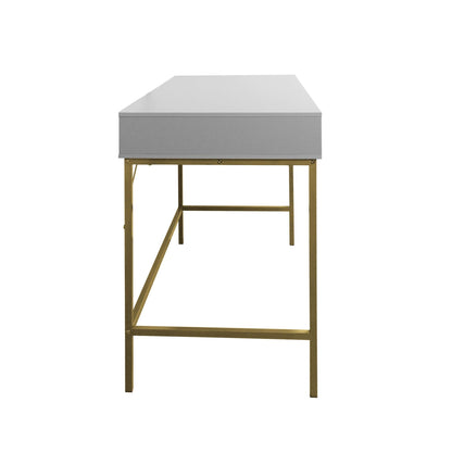 Marie dressing table and stool - grey - Laura James