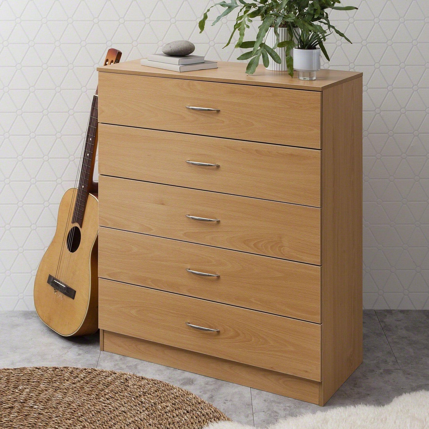 Outlet - Essie chest of drawers - beech - Laura James