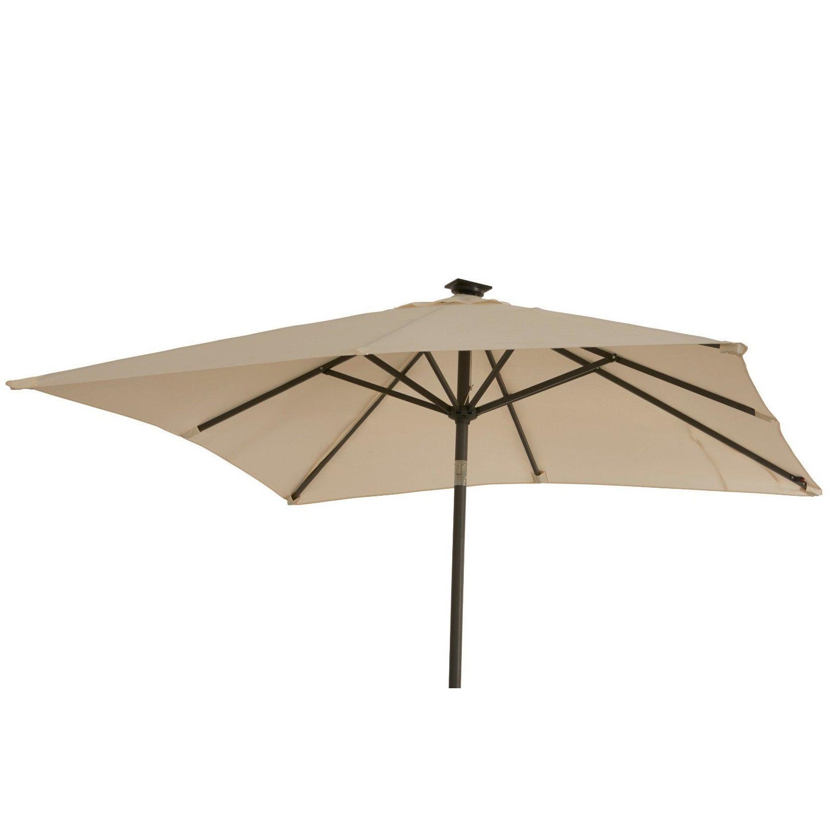 OUTLET- Square 2.2m Parasol Grey - Laura James