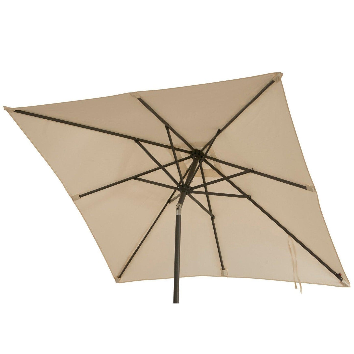 OUTLET- Square 2.2m Parasol Grey - Laura James