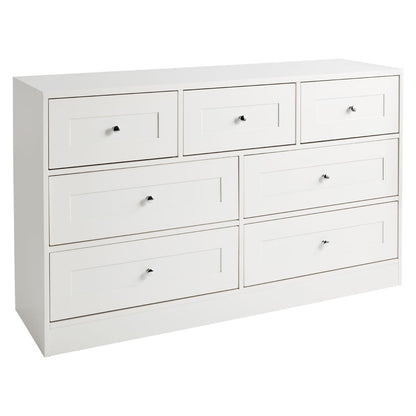 Outlet - Stevie Chest of Drawers - 3 Over 4 - White - Laura James