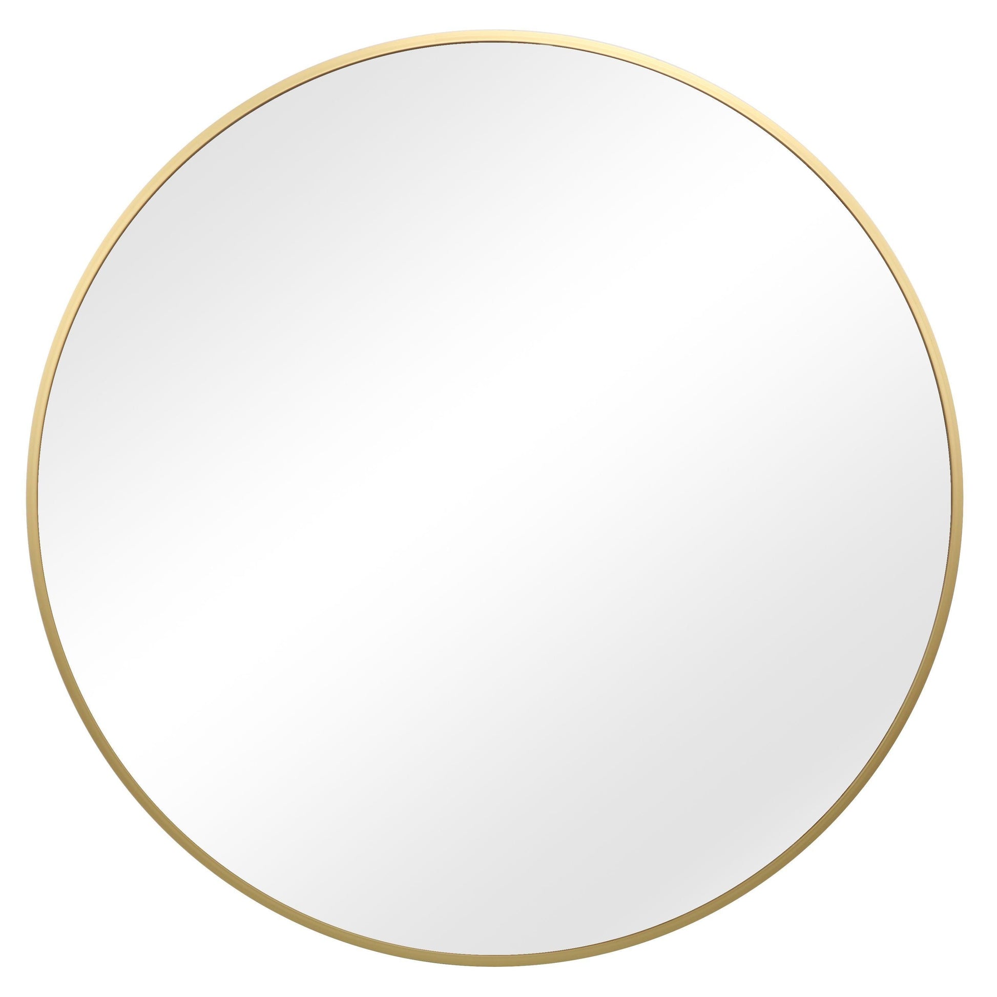 Pandora round mirror - large - gold - Laura James