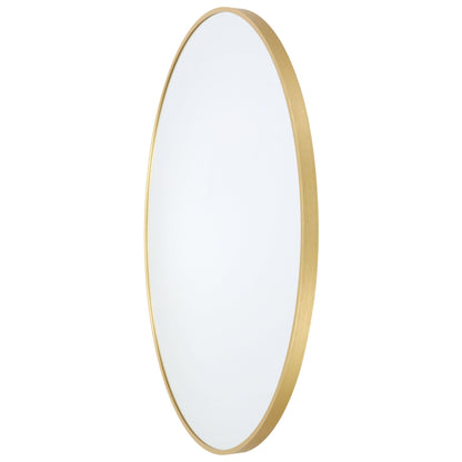 Pandora round mirror - large - gold - Laura James