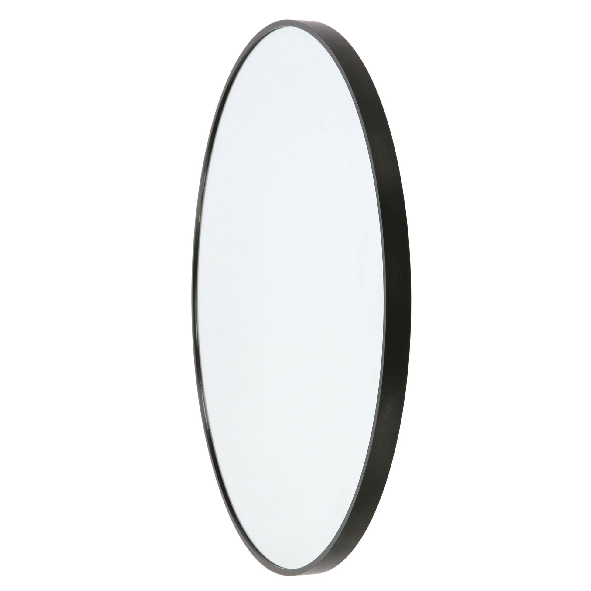 Pandora round mirror - small - black - Laura James