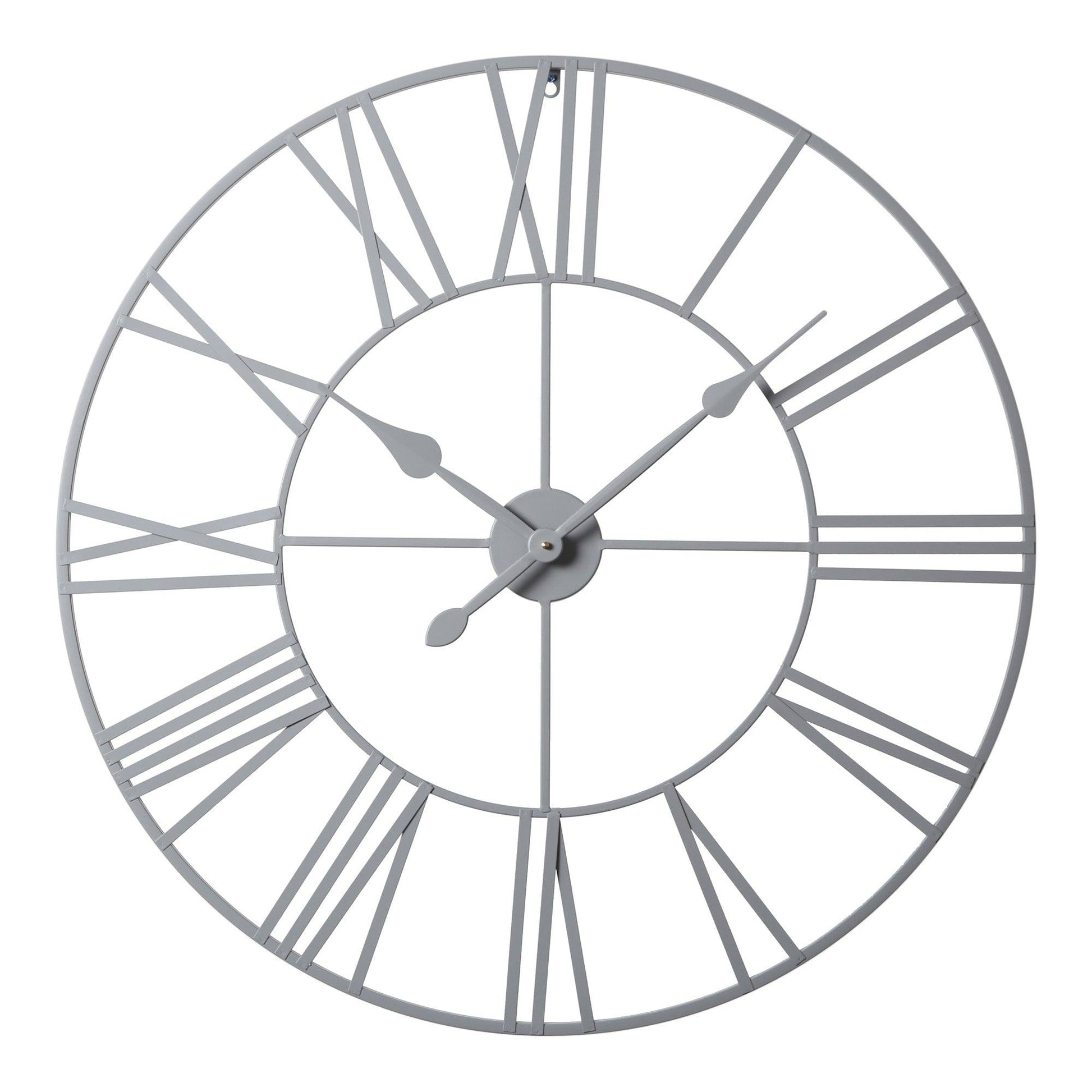 Skeleton Clock – Grey – 80cm - Laura James