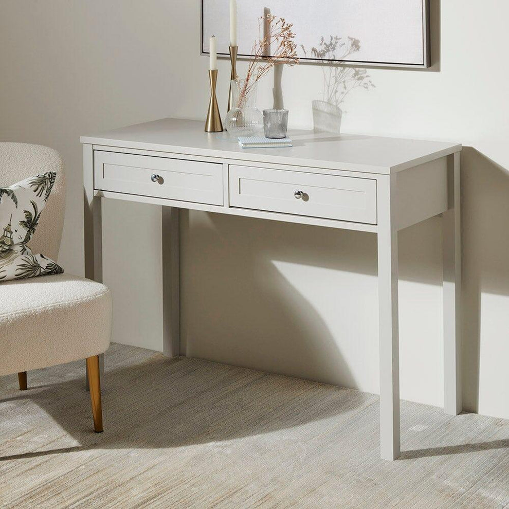 Stevie Dressing Table - Grey - Laura James