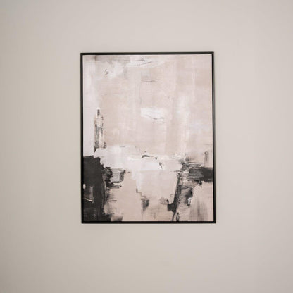 Walsden 92x72cm Abstract Wall Art - Black Frame - Laura James