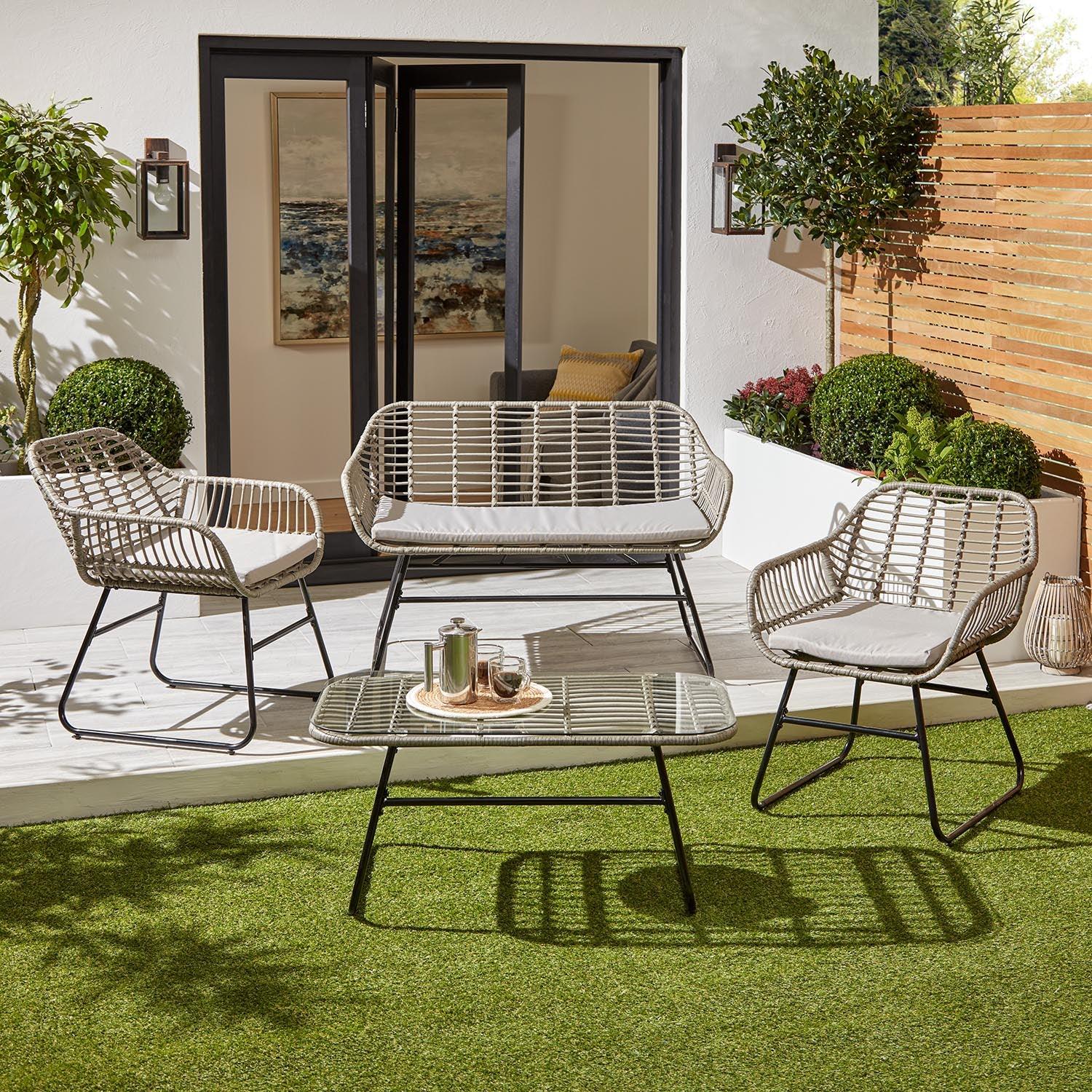 Light rattan outdoor furniture sale