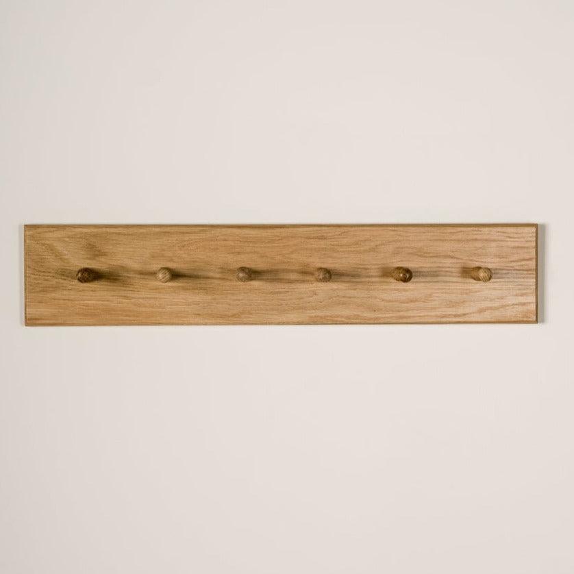 Willow Wooden Coat Rack - Oak